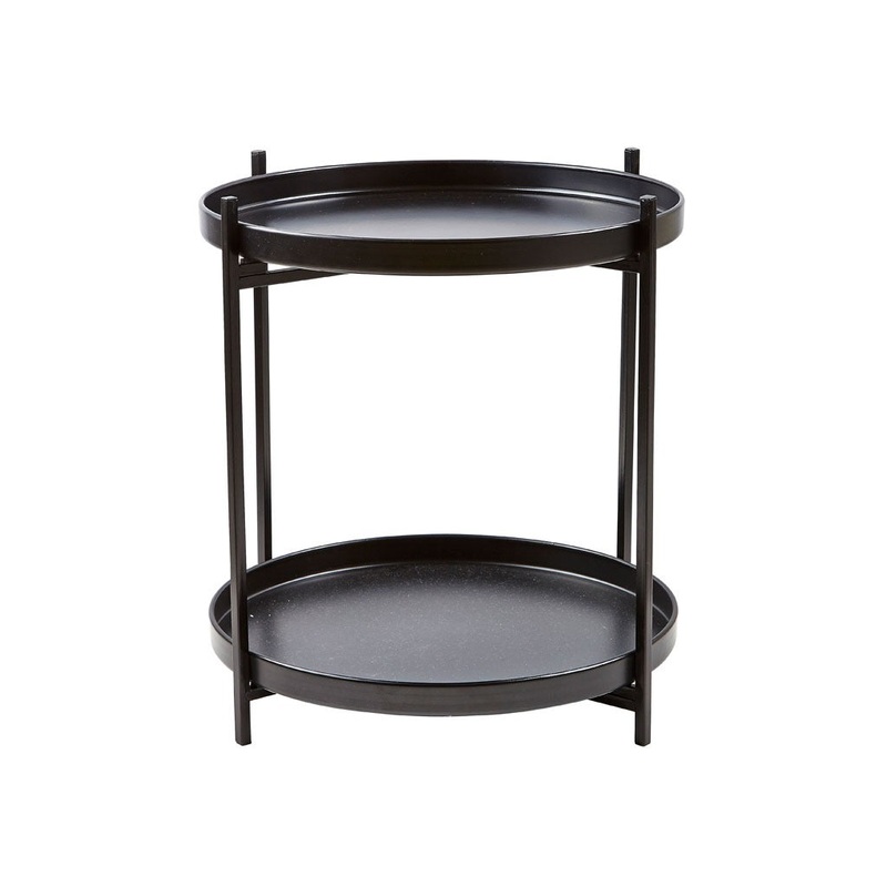 Tray table Svit Metal Black D40
