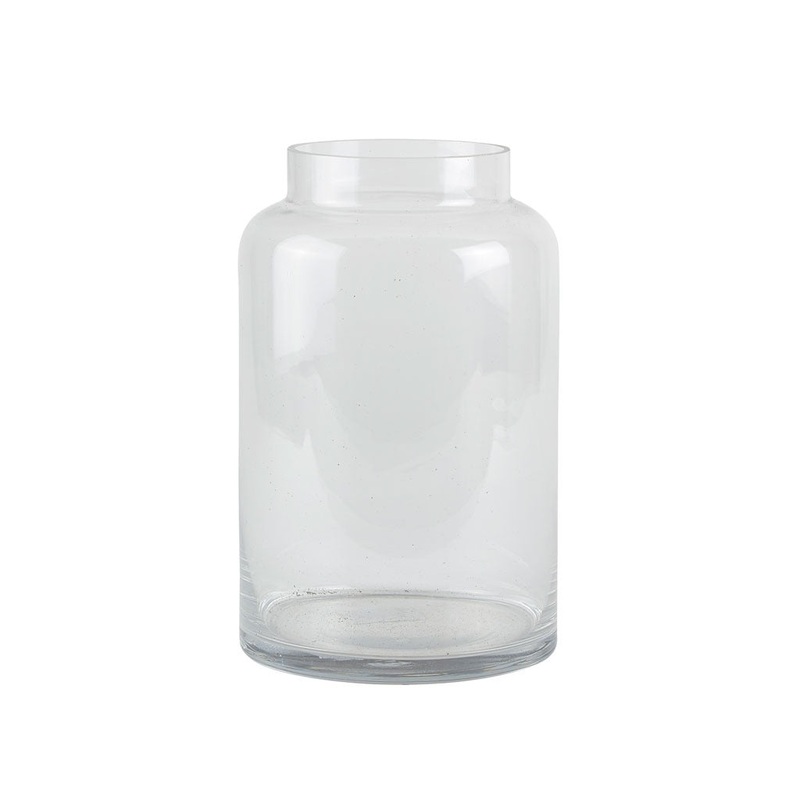 Vase Drua Glass Clear D16 H25