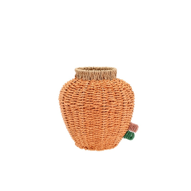 Vase with glass container Styles 21 x 21 cm Amber Paper