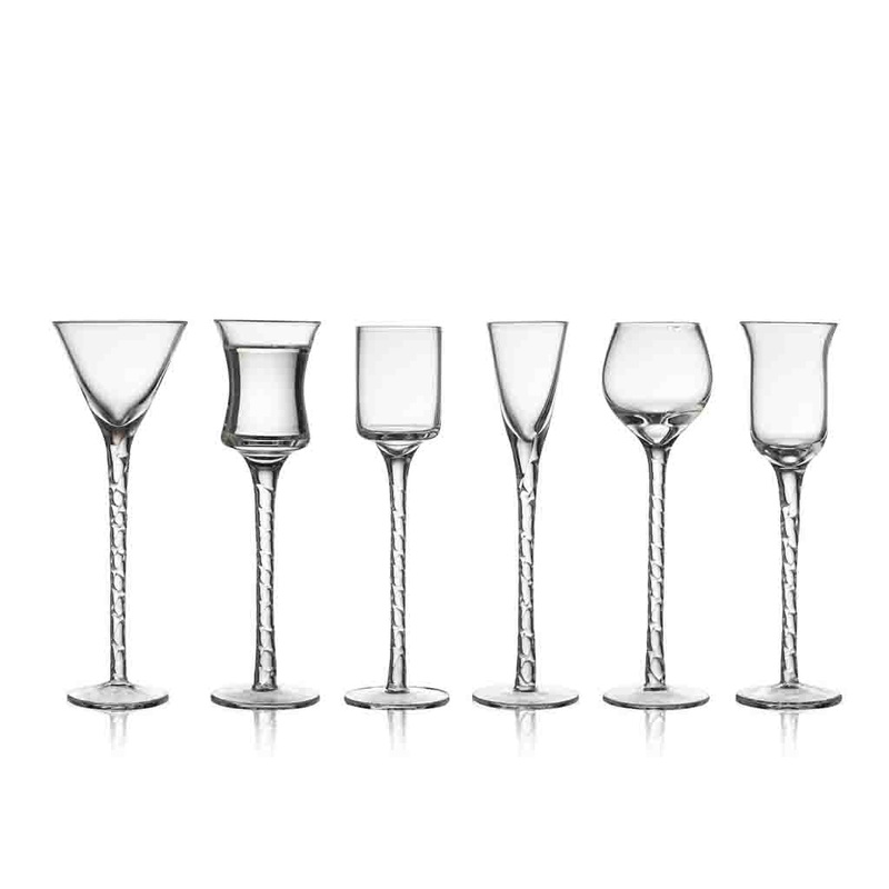 Aquavit glass Rom 18 cm 6 pcs Clear