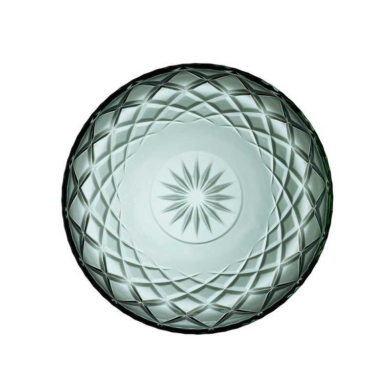 Dish Sorrento 30 cm Green Glass
