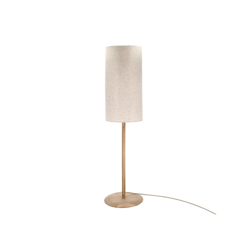 Floor lamp Barv 38 x 143.5 cm White washed Solid oak