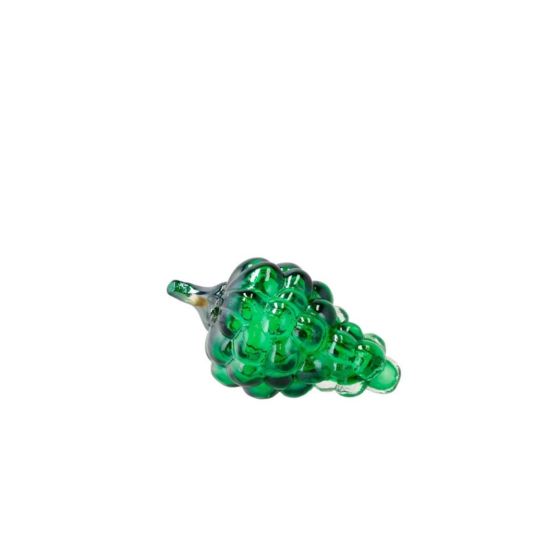 Grapes Harvest 8 x 14 cm Green Glass