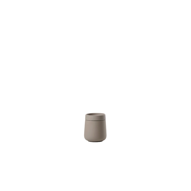 Jar with lid Nova One 290 ml Taupe
