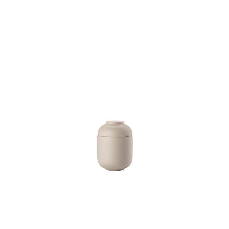 Jar with lid Sensu 6,5 x 9 cm Sand