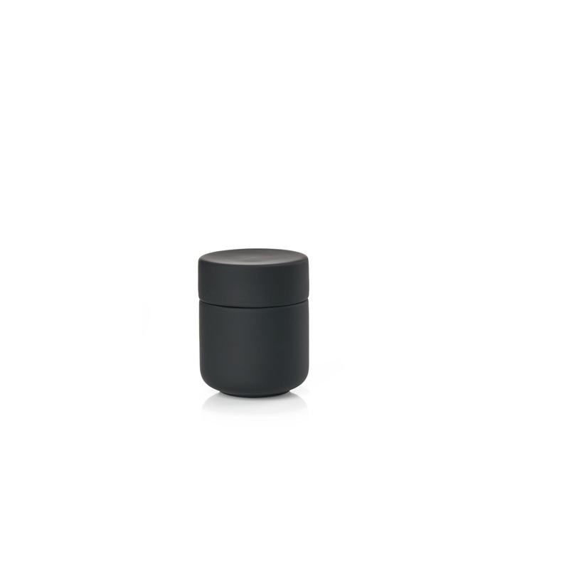 Jar with lid Ume Black