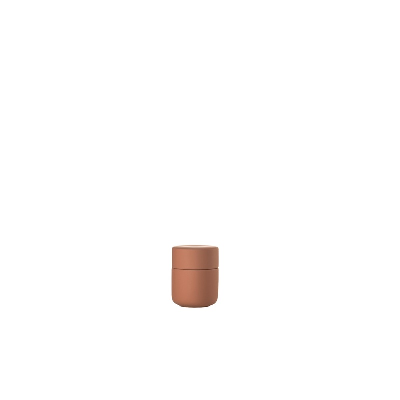 Jar with lid Ume Terracotta