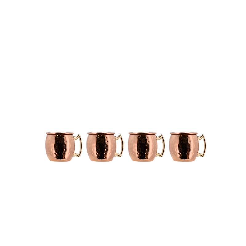 Shot glass Moscow mule mini 8 cl 4 pcs Copper/Steel