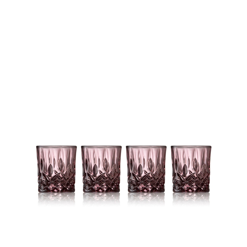 Shot glass Sorrento 4 cl 4 pcs Pink