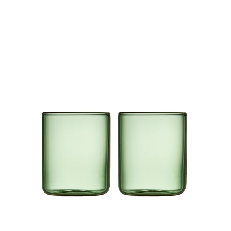 Shot glass Torino 5.5 cl 2 pcs Green