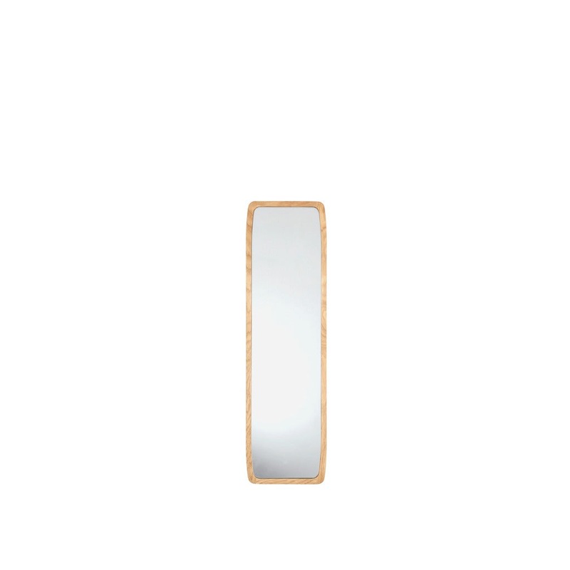 Mirror Bodo 80 x 23 x 1.8 cm Nature oiled Solid oak