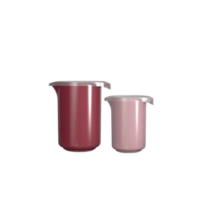 Mixing jug set w.lid Mixed Rose