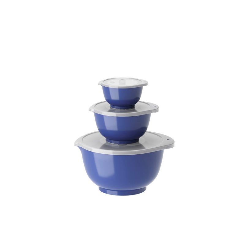 NEW Margrethe set 6 parts 0.25 + 0.75 + 3 L Electric blue