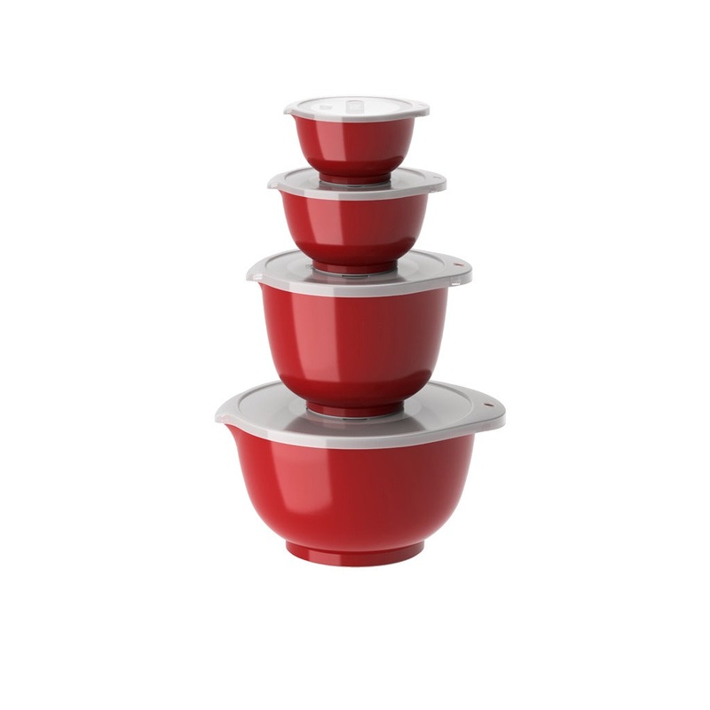 NEW Margrethe set 8 parts 0.25 + 0.5 + 1.5 + 3 L Red