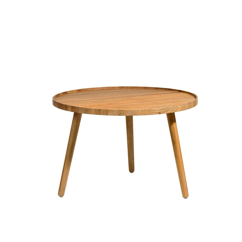 Table Bodo D70.5x44.5 cm Nature oiled Solid oak