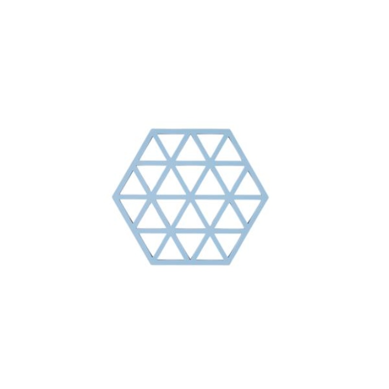 Trivet Triangles Blue