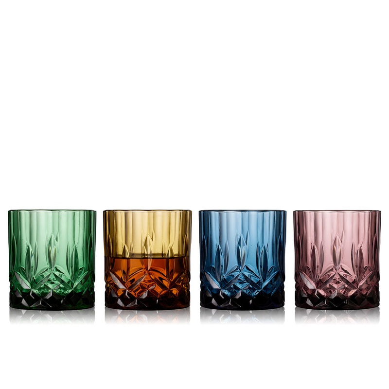 Whisky glass Sorrento 32 cl 4 assorted Glass