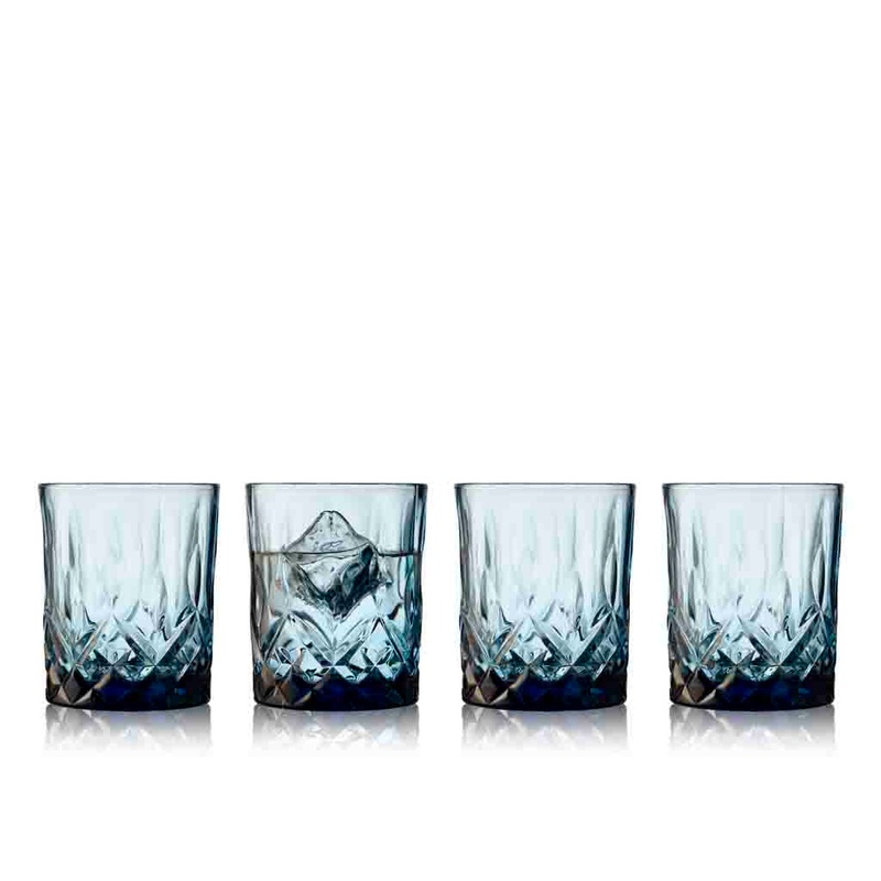 Whisky glass Sorrento 32 cl 4 pcs Blue