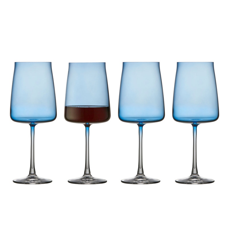 Red wine glass Zero 54 cl 4 pcs Blue