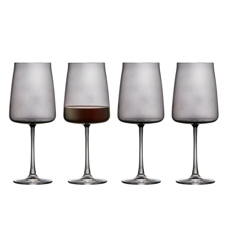 Red wine glass Zero 54 cl 4 pcs Smoke