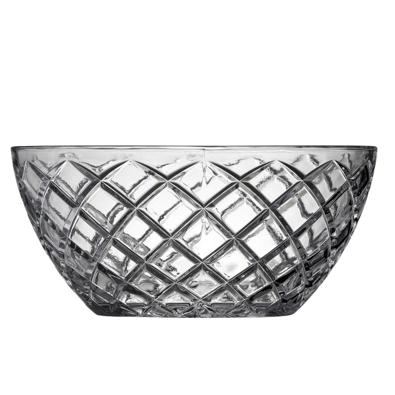 Salad bowl Sorrento 24 cm Clear Glass