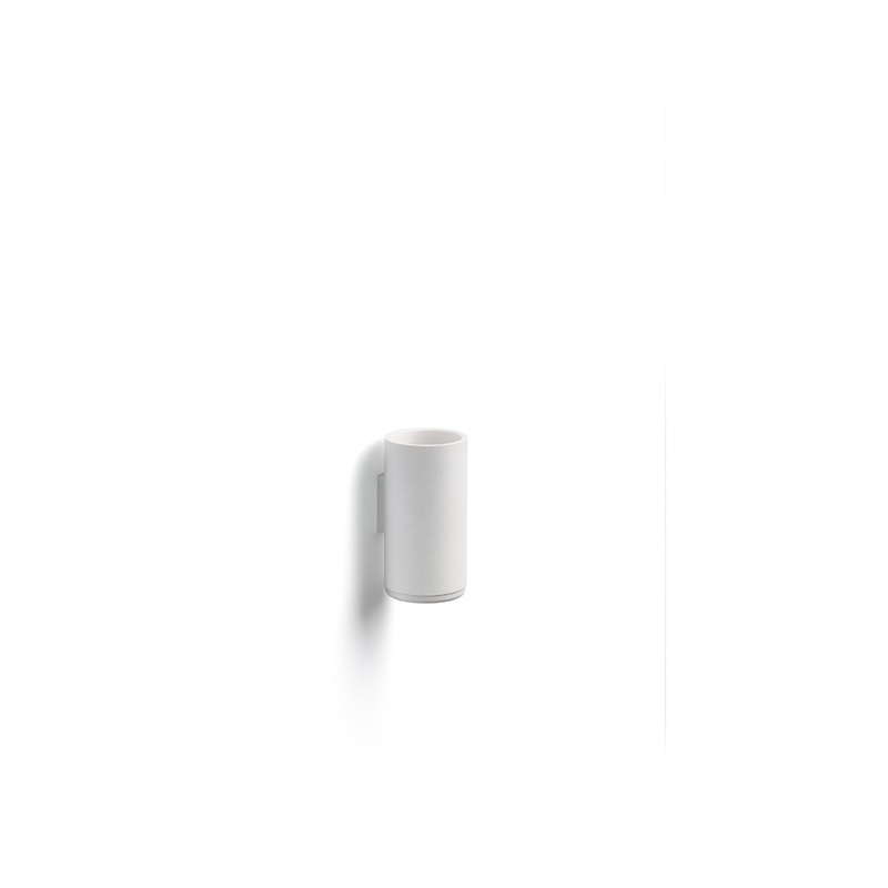 Toothbrush Mug for wall Rim 13.6 cm White