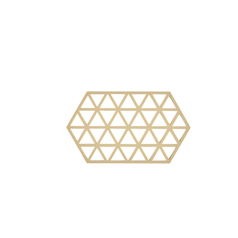 Trivet Triangles Warm Sand L24