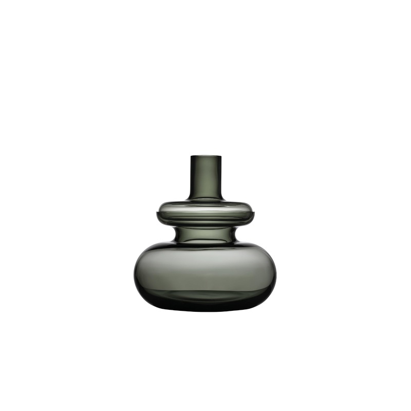 Vase Inu 31,7 x 33 cm Smoked Grey
