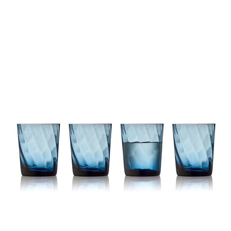 Water glass Vienna 30 cl 4 pcs Blue