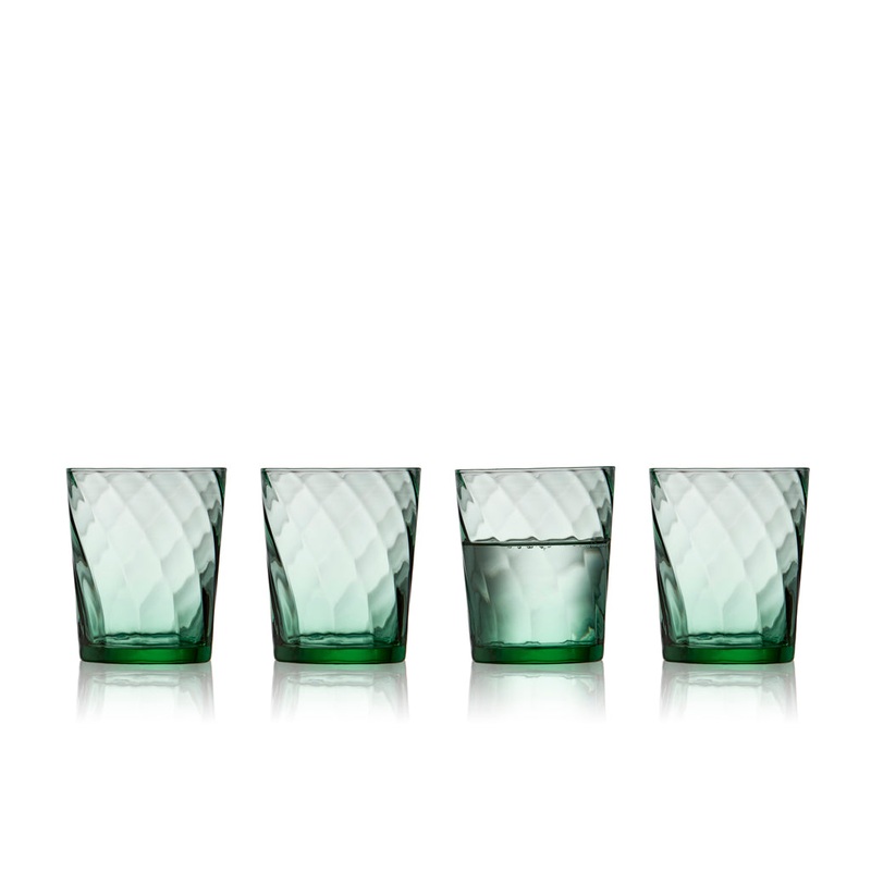 Water glass Vienna 30 cl 4 pcs Green