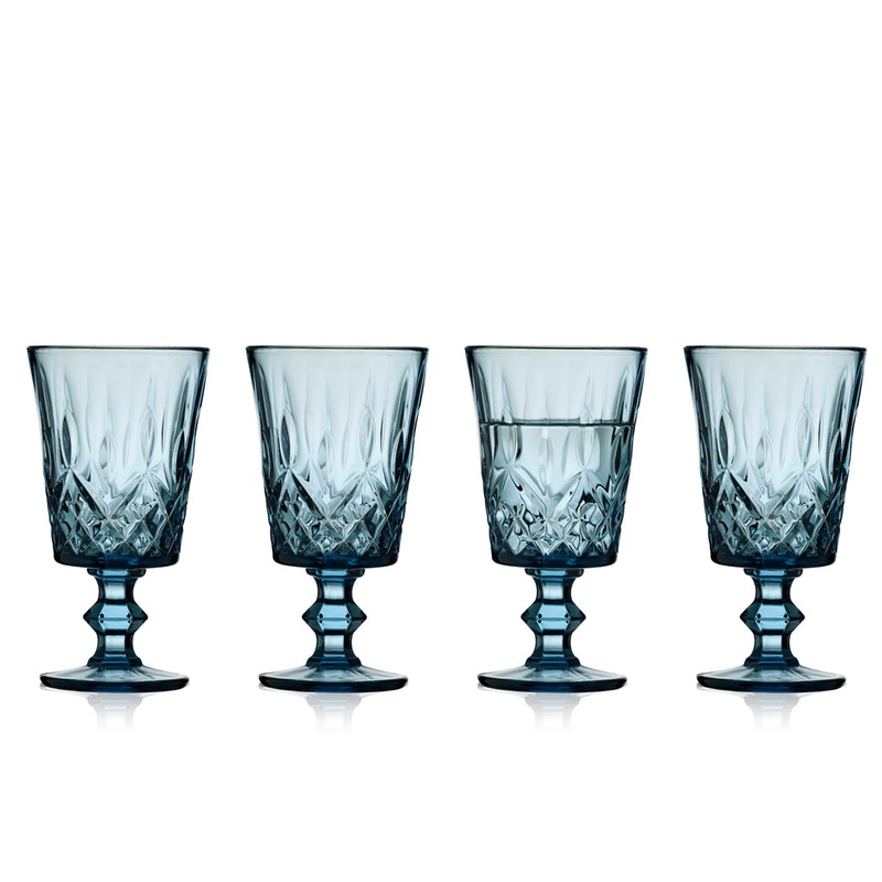 Wine glass Sorrento 29 cl 4 pcs Blue