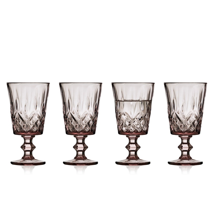Wine glass Sorrento 29 cl 4 pcs Pink