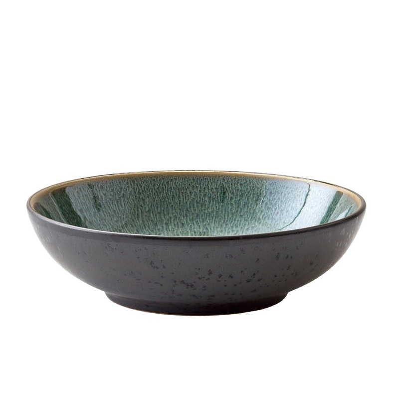 Pasta bowl 20cm Black/green BITZ