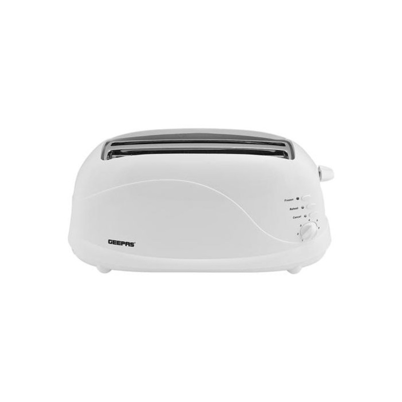 1100W 4 Slices Bread Toaster - Crumb Tray, Cord Storage, 7 Settings with Cancel, Defrost & Reheat Function | 2 Years Warranty