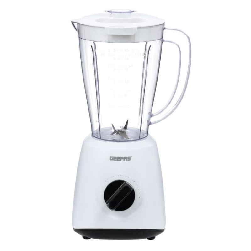 Blender, 2 Speed & Pulse, 400W Powerful Motor, GSB9894N - Stainless Steel Cutting Blade, 1.5 Litre Glass Jar, 2 Years Warranty