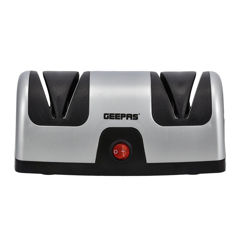 Electric Knife Sharpener, Suction Cup Feet, GKS63044 - Diamond Coated Grinding Wheel, Precision Grinding and Fine Honing, Razor Sharp Knives in Seconds, Suitable for Variety of Knife Types, Easy to Use