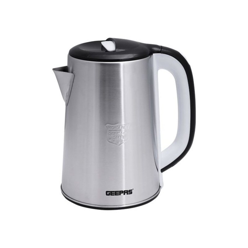 Geepas Electric Kettle 2.5L 1600W - Cordless Tea Kettle, Auto Shut-Off & Boil-Dry Protection | Ideal for Coffee, Tea,Milk, Water & More