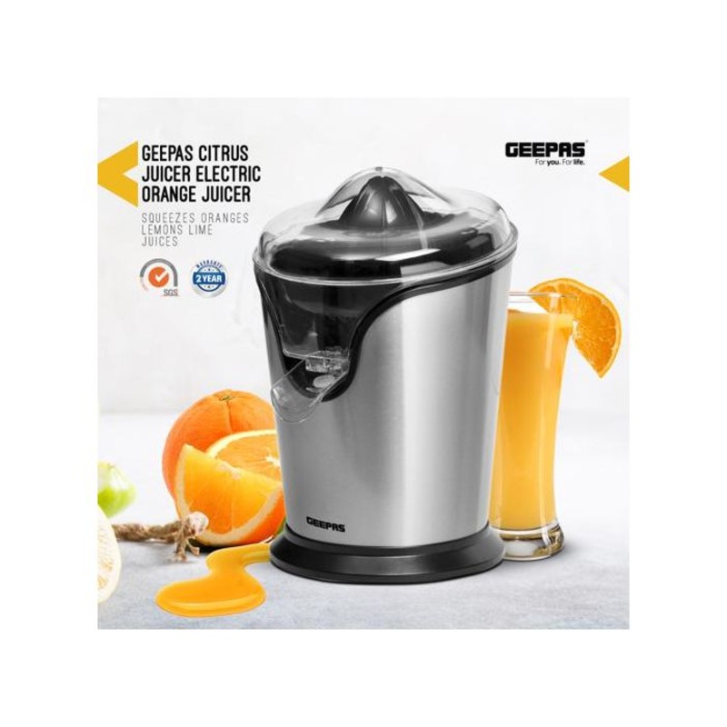 Geepas GCJ46013UK 100 Watt Citrus Juicer - Quick, Healthy, Nutritious Juices with Anti Dust Cover