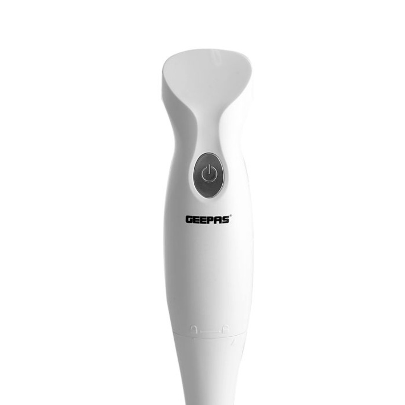 Geepas Hand Blender 200W - 2 Speed Food Processor, Wisk, Stainless Steel Blade | Ideal for making Soups, Smoothies, Milk Shakes, Baby Food