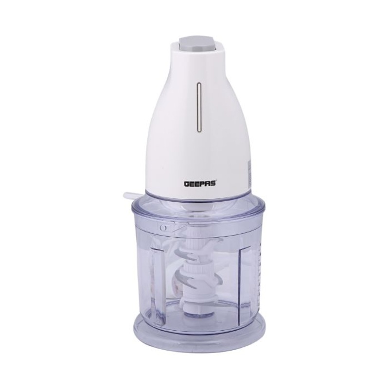 Geepas Multi Chopper, 700ml Capacity Chopping Jar, GMC42016 | 6 Pcs Stainless Steel Blades | 500W Chopper | Perfect for Salads Salsa Pesto Curry Pastes & More