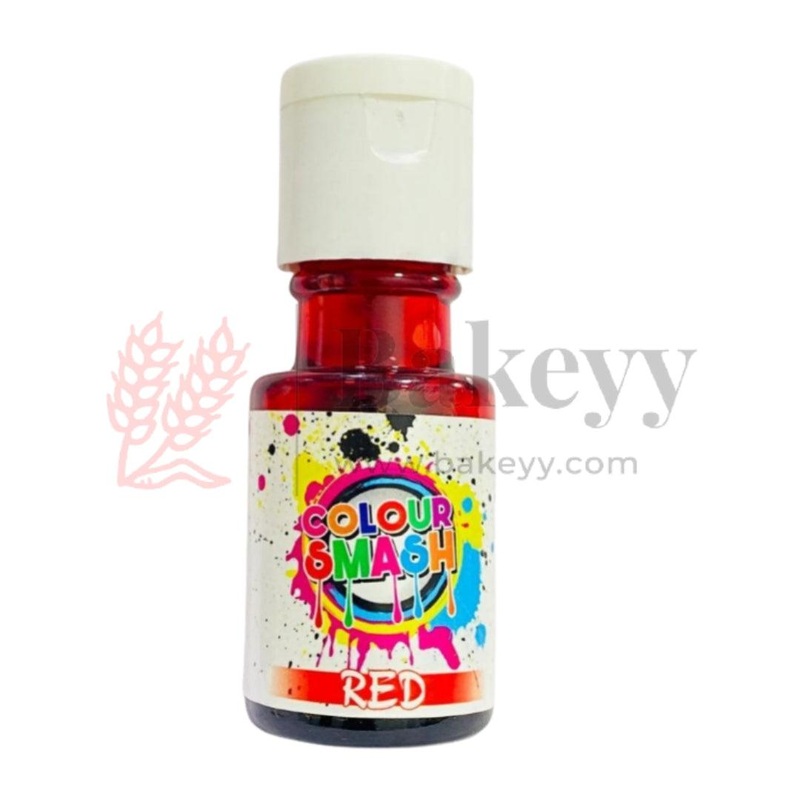 Bake Haven Colour Smash| Red|  Liquid Food Colour| Vibrant Edible Dye for Baking & Confectionery (20gm)