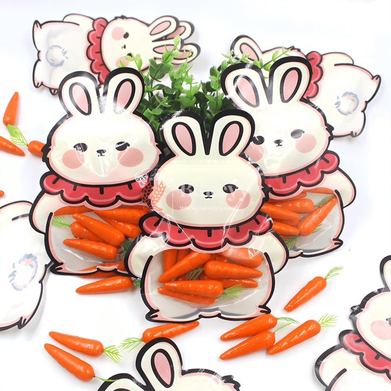 Bunny Animal Shape Zip Lock Bags | Animal Shape Bags For Kids | Pack of 50
