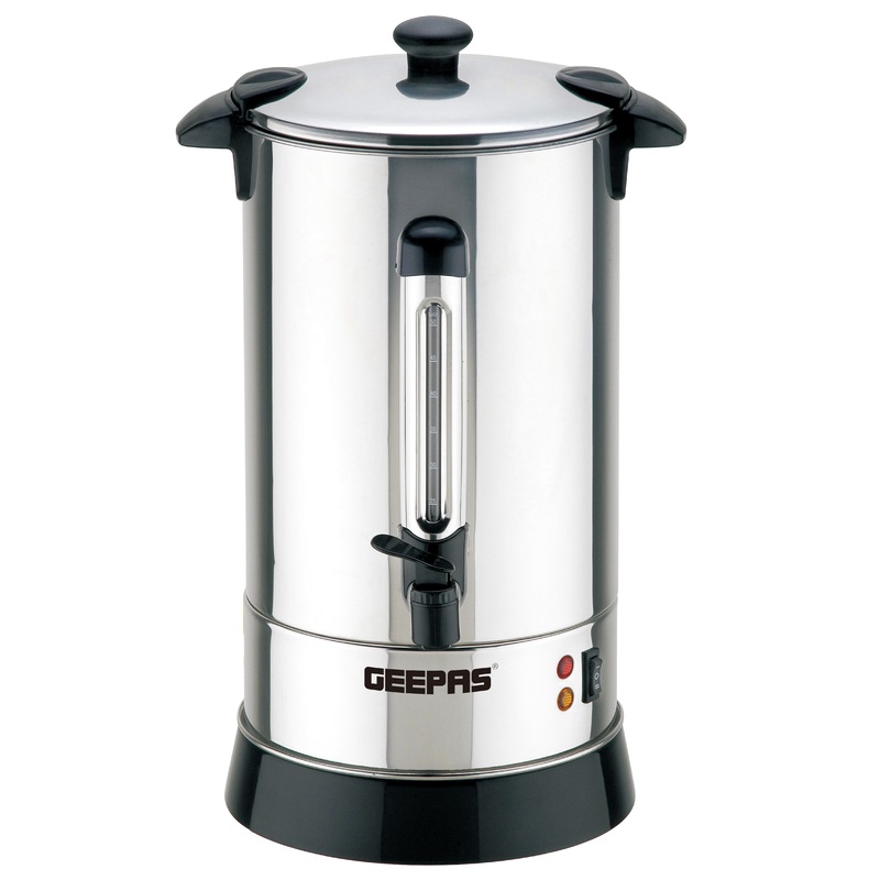 Geepas Electric Kettle 10L 1650W - Cordless Tea Kettle, Auto Shut-Off & Boil-Dry Protection, Cool Touch Handle with Water Gauge | Ideal for Coffee, Tea, Milk, Water | 2 Years Warranty