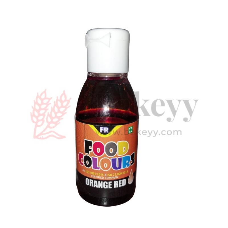 Orange Red | Liquid Food Colour| 20ml