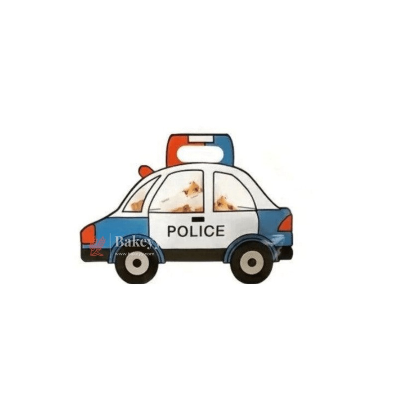 Police Car Shape Zip Lock Bags | Vehicle Shape Bags For Kids | Pack of 50