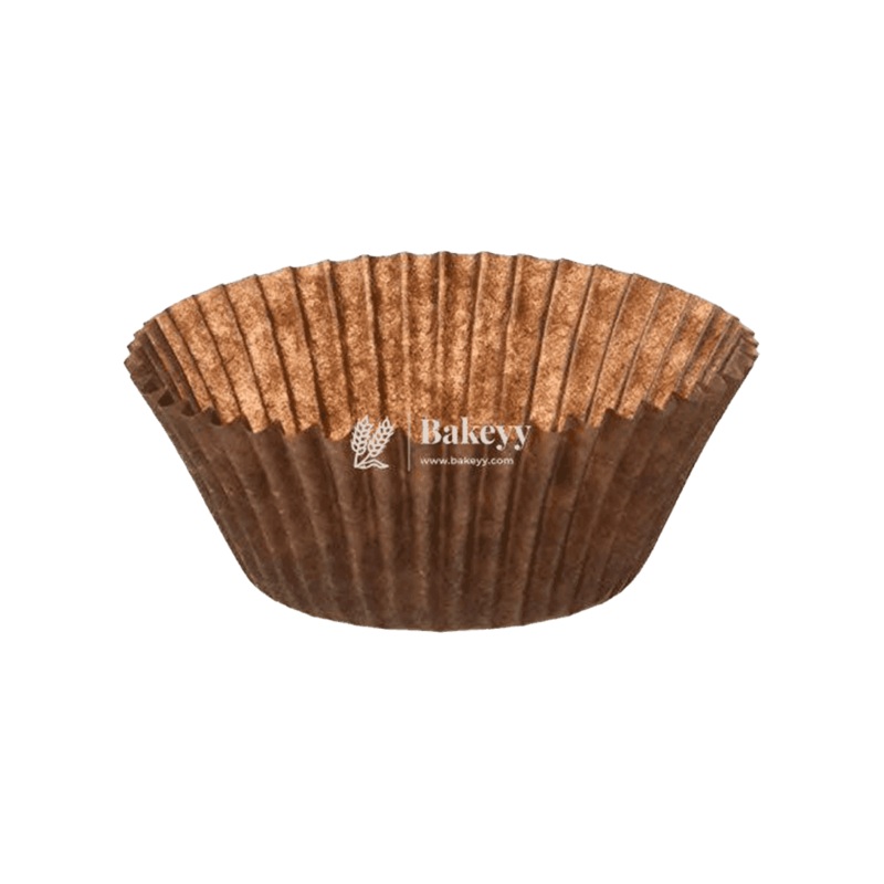 Size 10 Brown Colour Cupcake Liners | 1000 pcs | Baking Cup