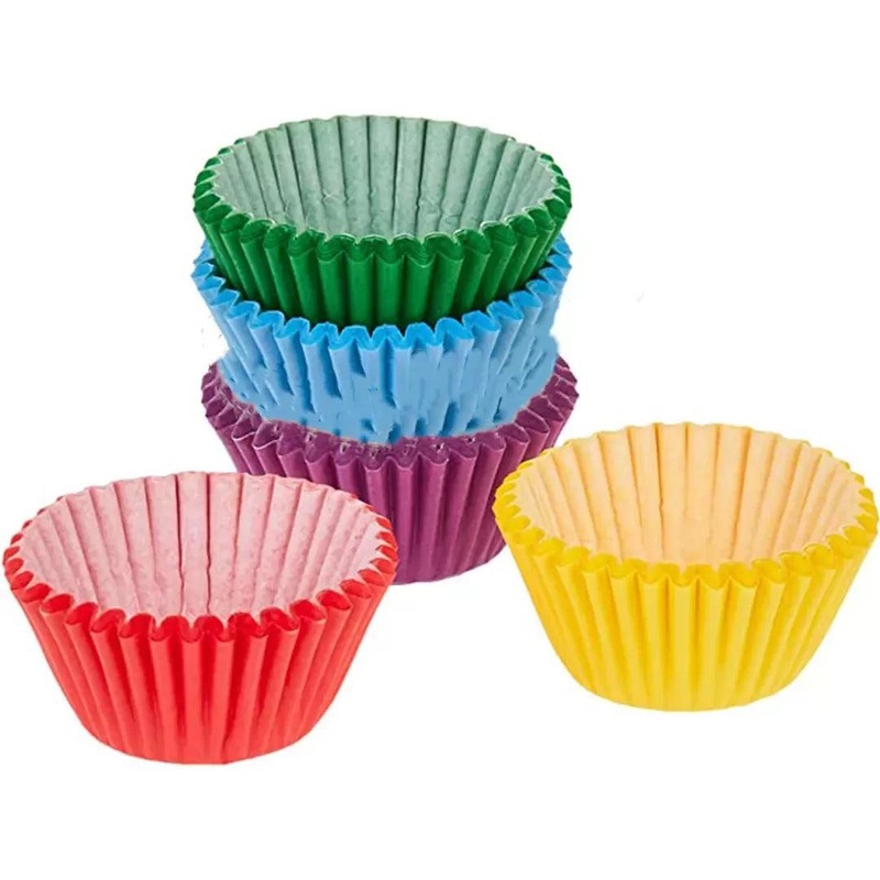 Size 9  | 5 Multi Colour Cupcake Liners | 500 pcs | Baking Cup