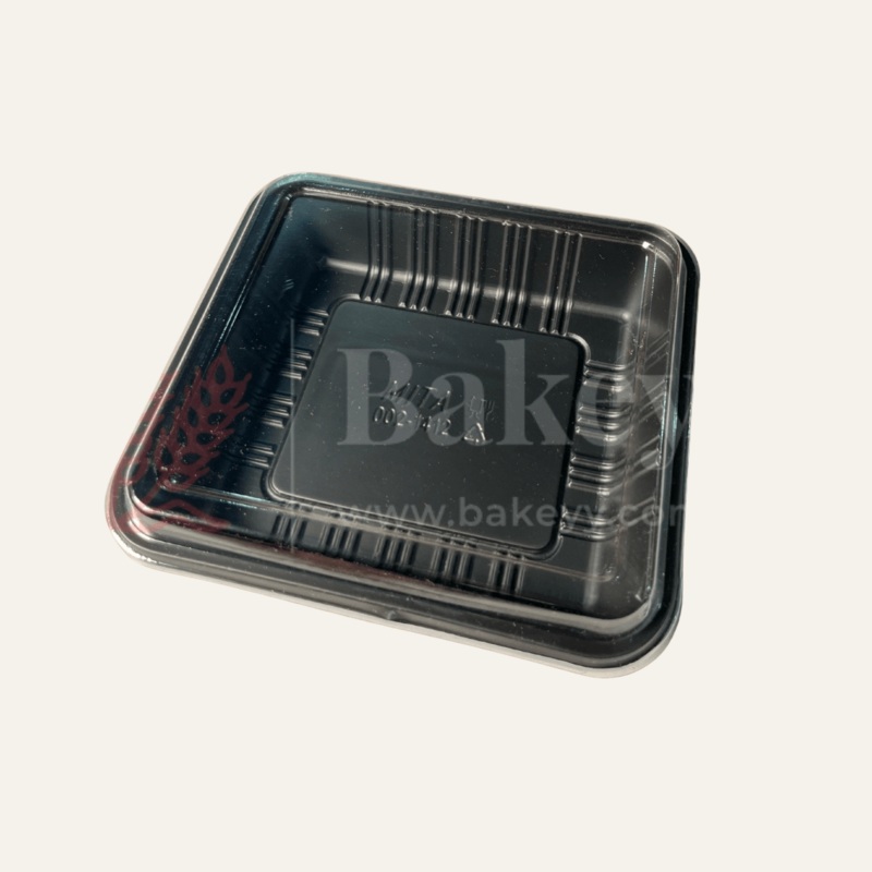 14cm x 12 cm | Brownie Box| Compact PET Display Box with Tray | Pack of 100