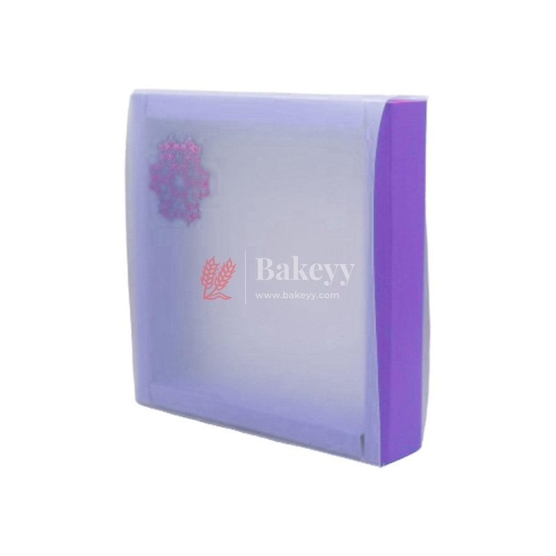 Chocolate Box For 9 Cavity |  Purple Colour  | Multipurpose Box | Pack Of 10