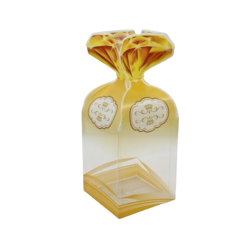 Diamond Top Lantern Gift Boxes | PVC Chocolate Box | Gift Box | Goodie Box | Pack of 10